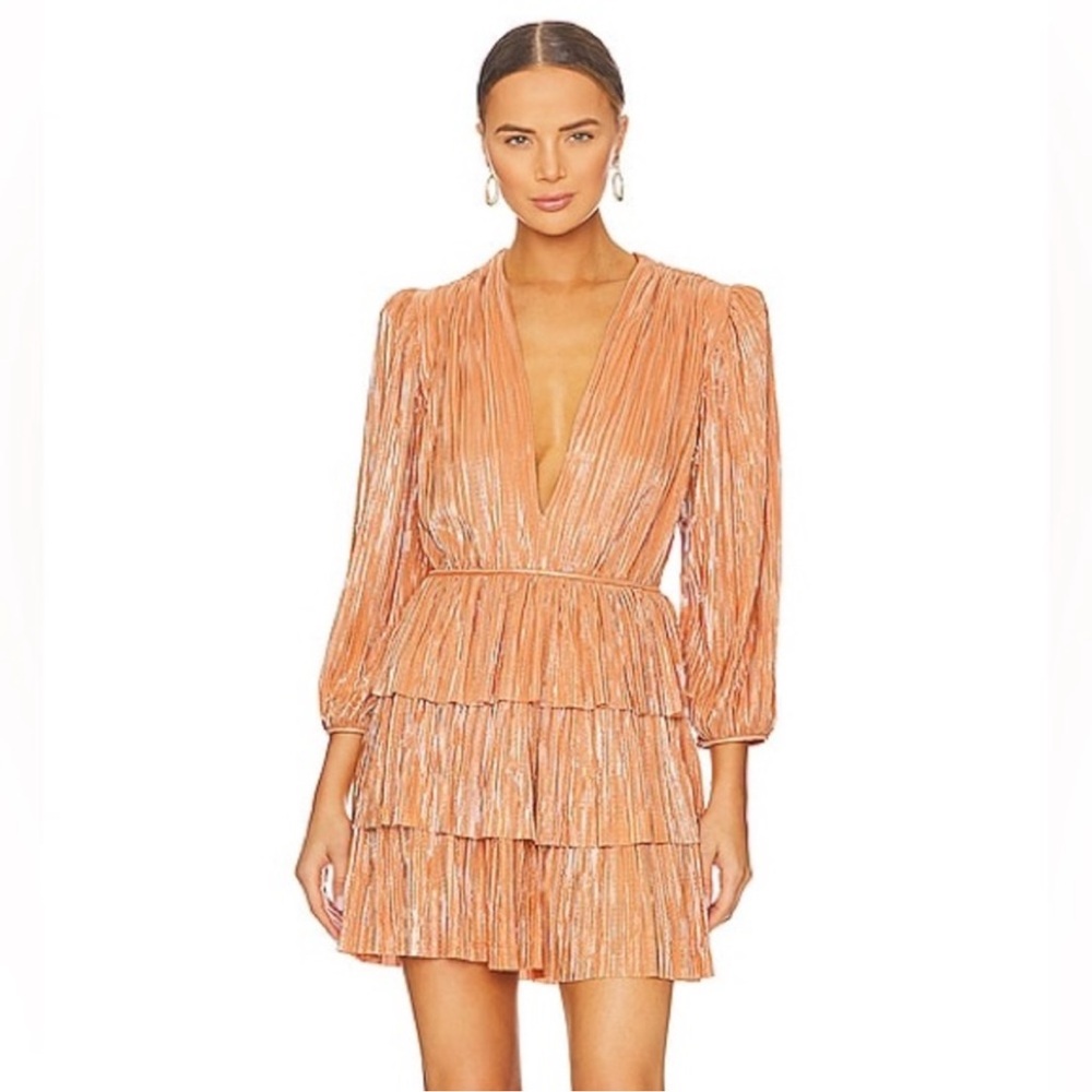 Sabina Musayev Mina Dress‎ in Peach Sz S